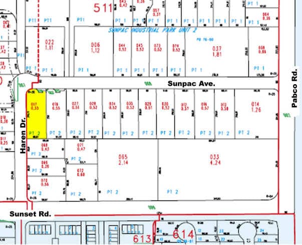 295 Sunpac Ave, Henderson, NV à vendre - Plan cadastral - Image 2 de 6
