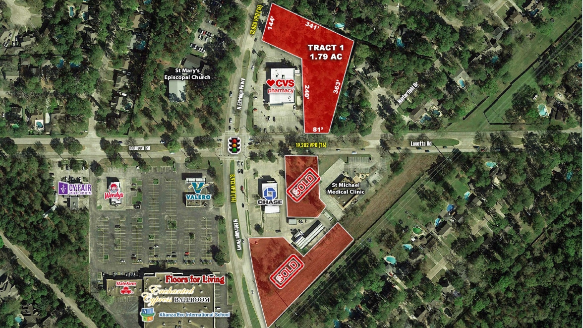Louetta Rd & Eldridge Pky, Cypress, TX à vendre Photo du bâtiment- Image 1 de 3