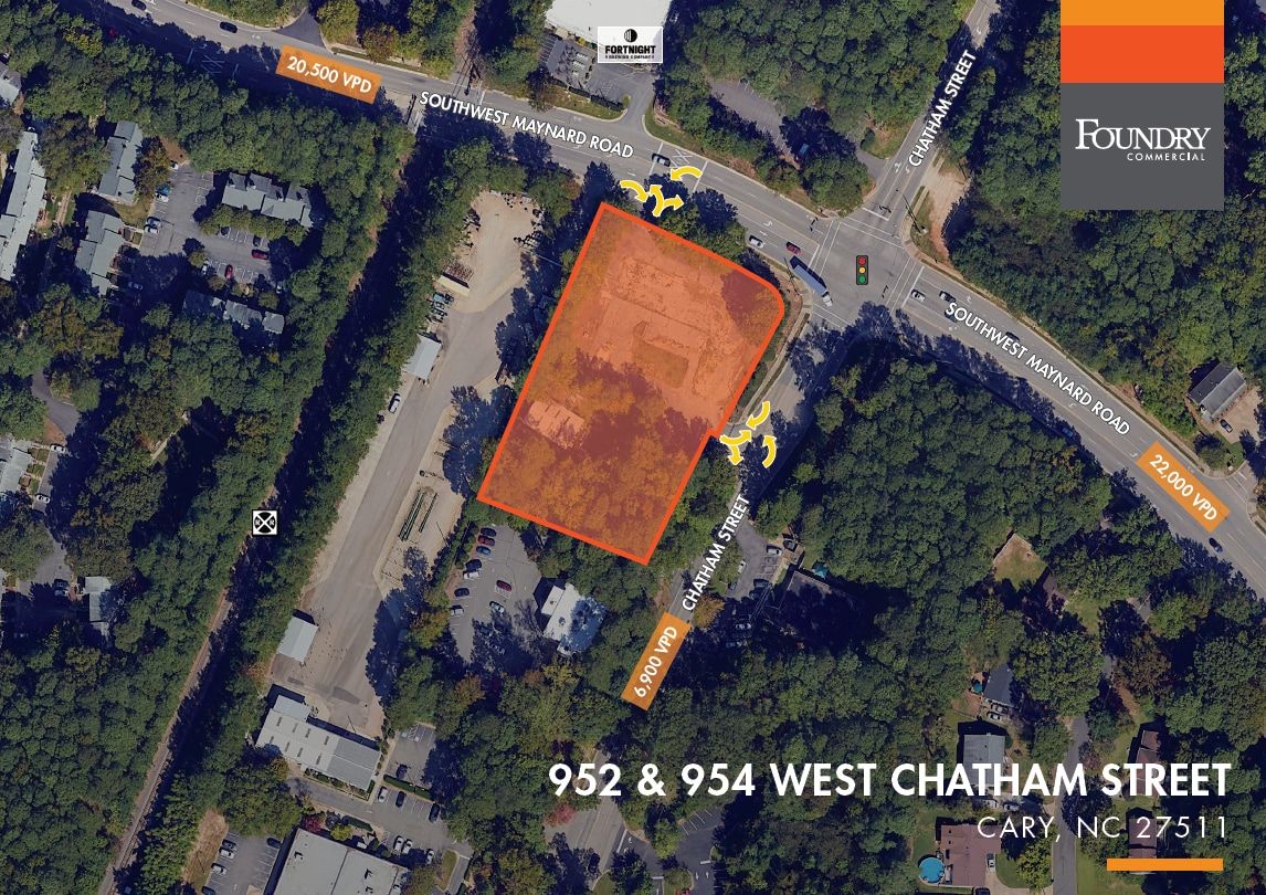 952 W Chatham St, Cary, NC à louer Photo du bâtiment- Image 1 de 2