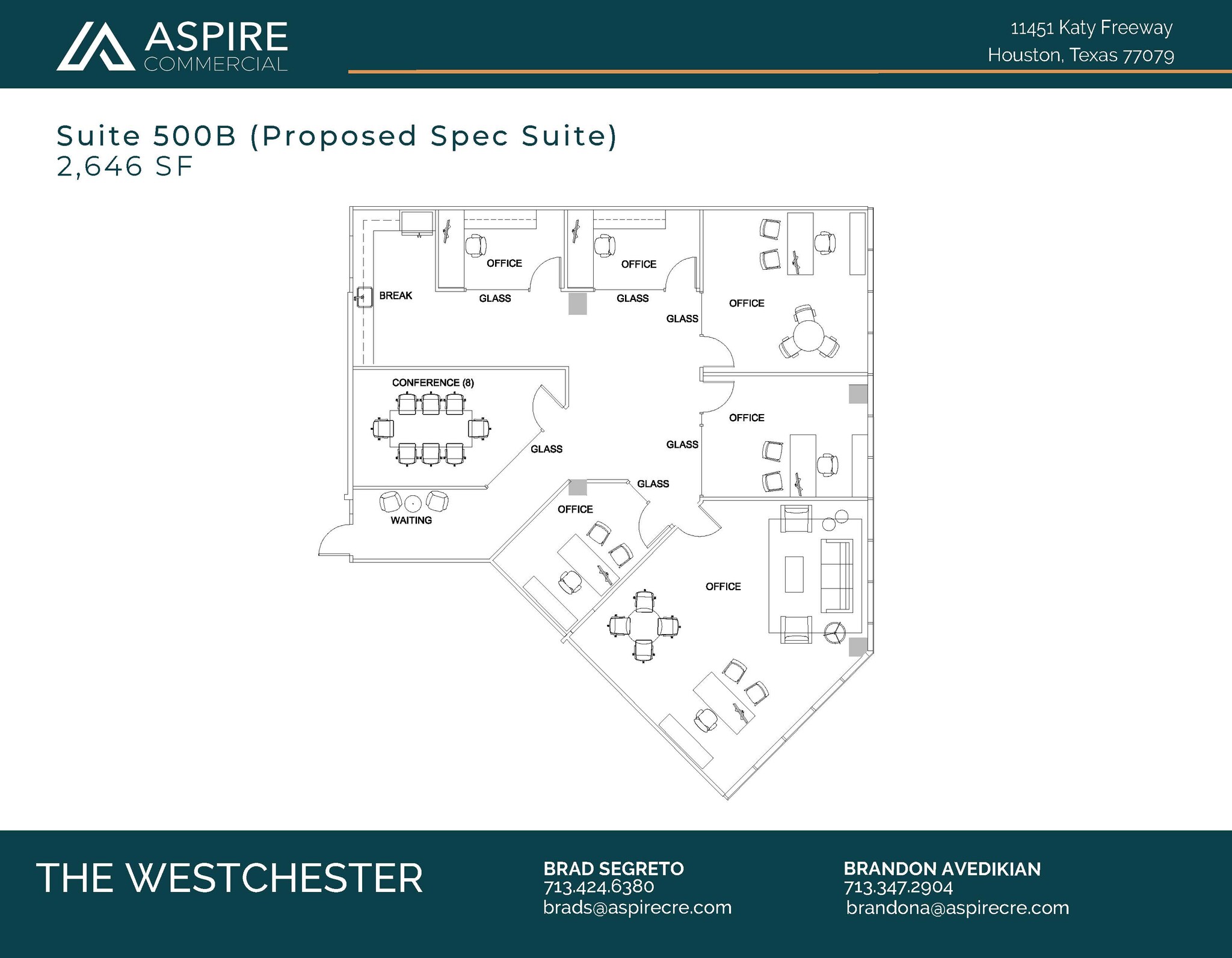 11451 Katy Fwy, Houston, TX for lease Floor Plan- Image 1 of 1