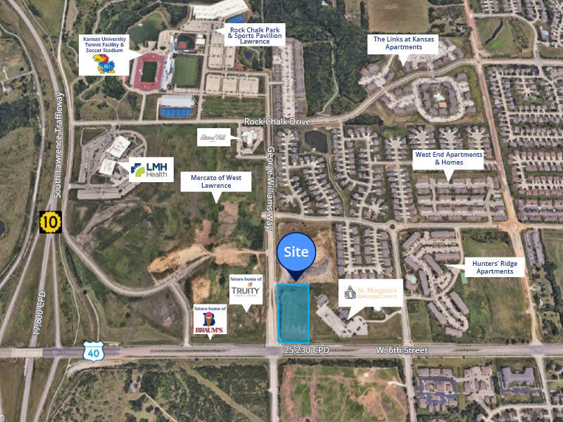 566 George Williams Way, Lawrence, KS à vendre Photo du bâtiment- Image 1 de 2
