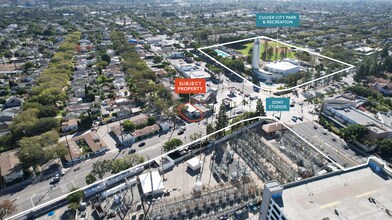 10600 Culver Blvd, Culver City, CA - aerial  map view