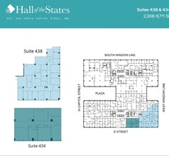 400-444 N Capitol St NW, Washington, DC à louer Plan d’étage- Image 1 de 1