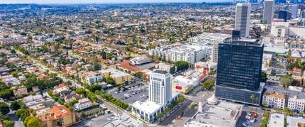 5400-5420 Wilshire Blvd, Los Angeles, CA - AERIAL  map view