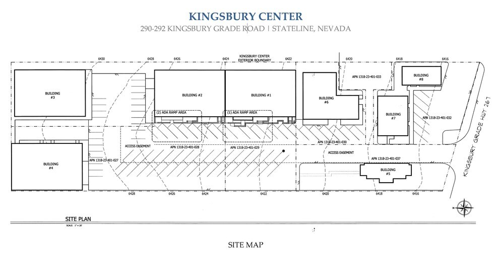 290 Kingsbury Grade, Stateline, NV à louer - Plan de site - Image 3 de 9