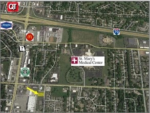 509 NW 5th St, Blue Springs, MO - AERIAL  map view