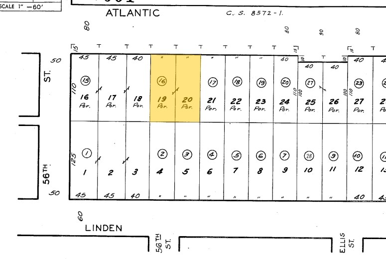 5575 Atlantic Ave, Long Beach, CA à vendre - Plan cadastral - Image 2 de 4