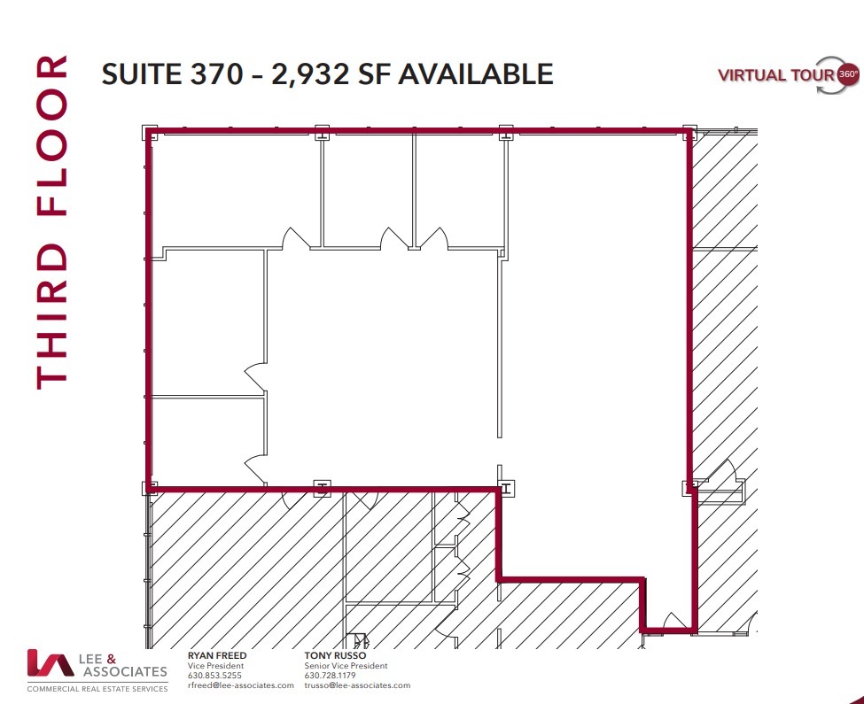 915 Harger Rd, Oak Brook, IL à louer Plan d  tage- Image 1 de 1