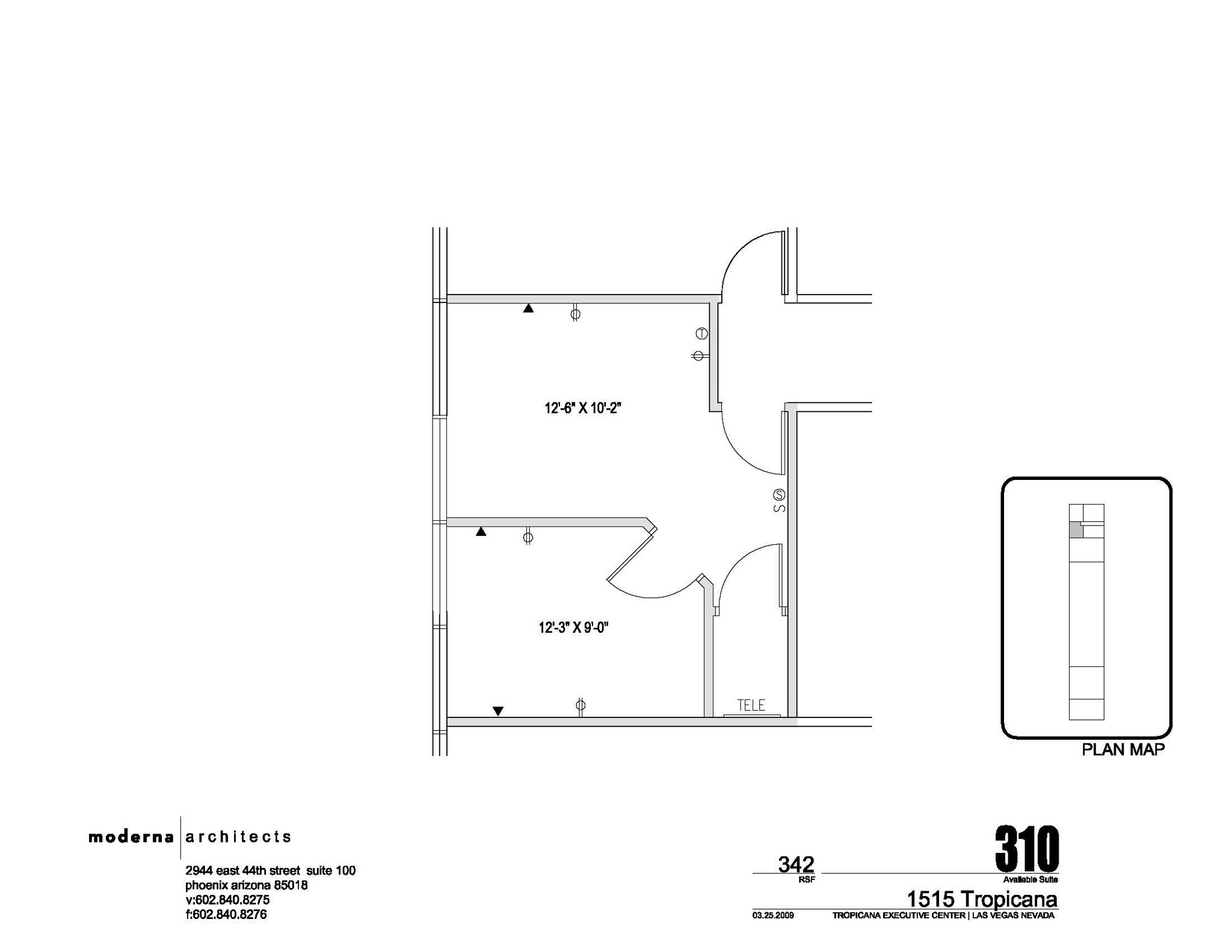 1455-1515 E Tropicana Ave, Las Vegas, NV à louer Plan d  tage- Image 1 de 4