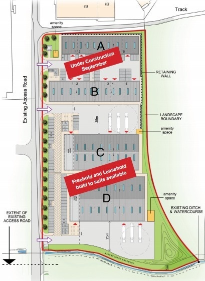 Vale Park, Evesham for lease - Site Plan - Image 2 of 3