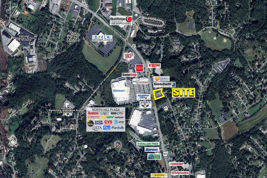 954 Blowing Rock Blvd, Lenoir, NC for lease - Aerial - Image 2 of 4