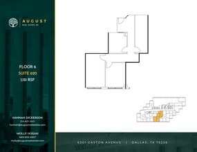 6301 Gaston Ave, Dallas, TX à louer Plan de site- Image 1 de 1