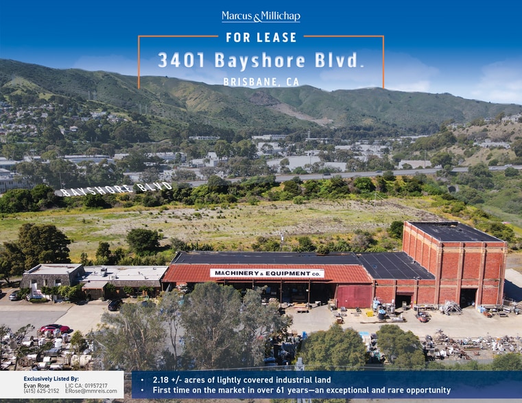 3401 Bayshore Blvd, Brisbane, CA for lease - Aerial - Image 2 of 5