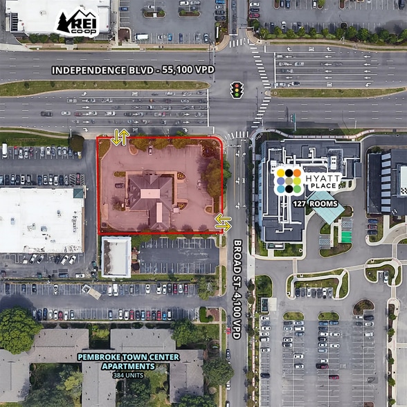 351 Independence Blvd, Virginia Beach, VA for sale - Aerial - Image 2 of 3