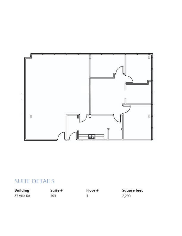 33 Villa Rd, Greenville, SC for lease Floor Plan- Image 1 of 1