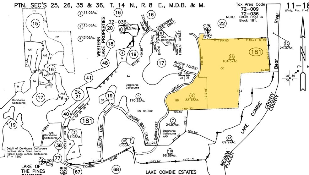 24047 Darkhorse Dr, Auburn, CA à vendre - Plan cadastral - Image 2 de 6