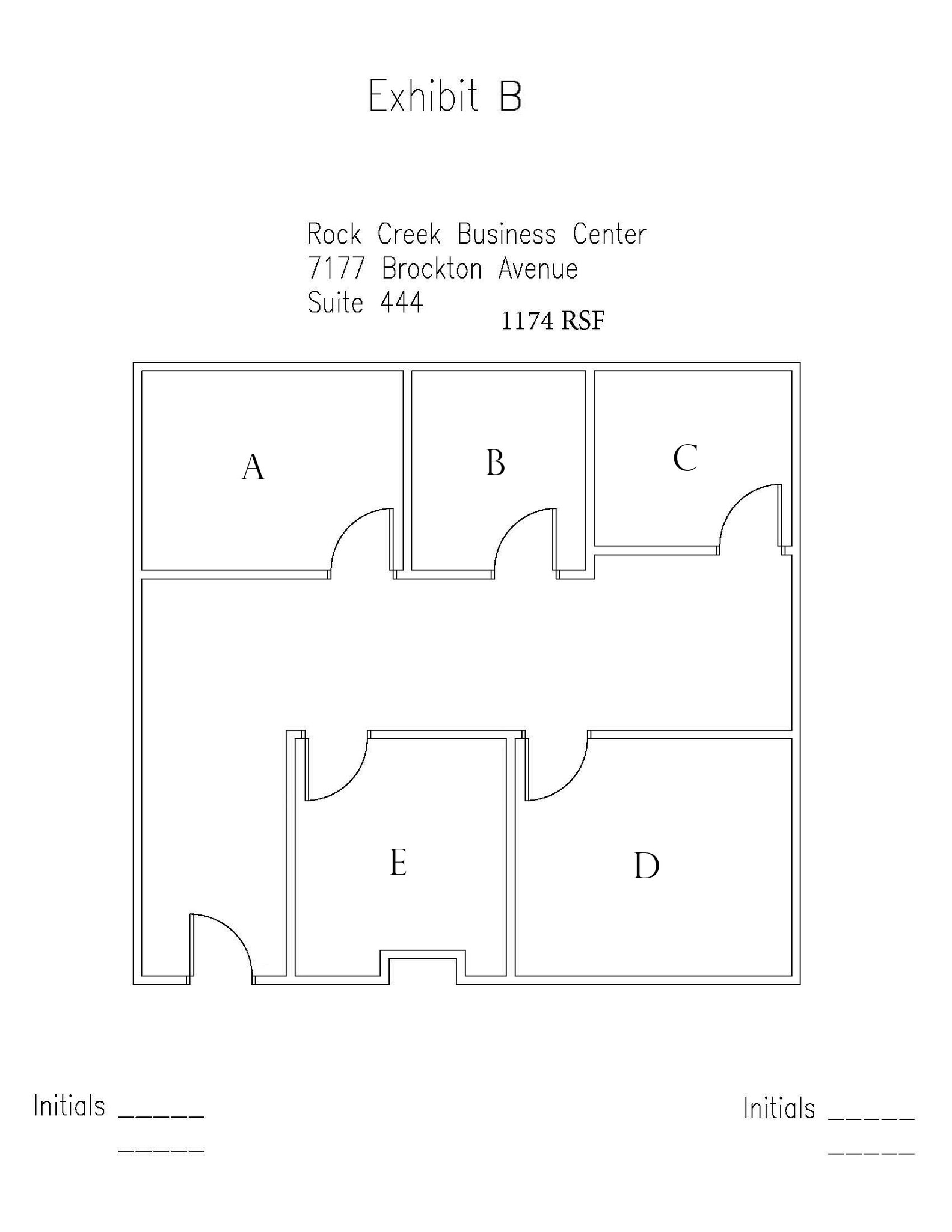 7177 Brockton Ave, Riverside, CA for lease Floor Plan- Image 1 of 1