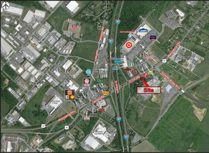 111 Market St, Winchester, VA - Aerial map view