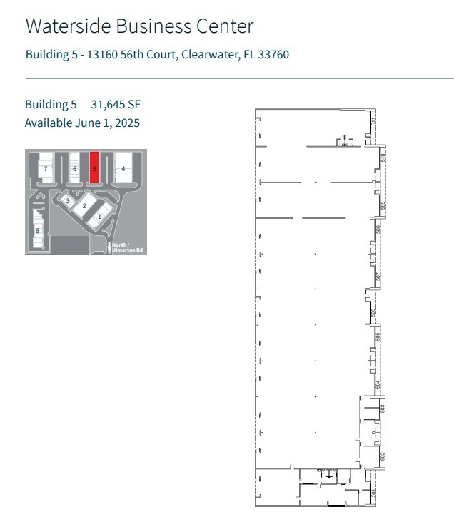 13190 56th Ct, Clearwater, FL for lease Floor Plan- Image 1 of 1