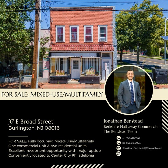37 E Broad St, Burlington, NJ for sale - Building Photo - Image 1 of 13