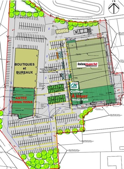Retail in Joue Les Tours for lease - Site Plan - Image 2 of 3