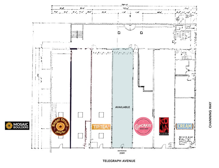 2375-2399 Telegraph Ave, Berkeley, CA for lease - Floor Plan - Image 3 of 22