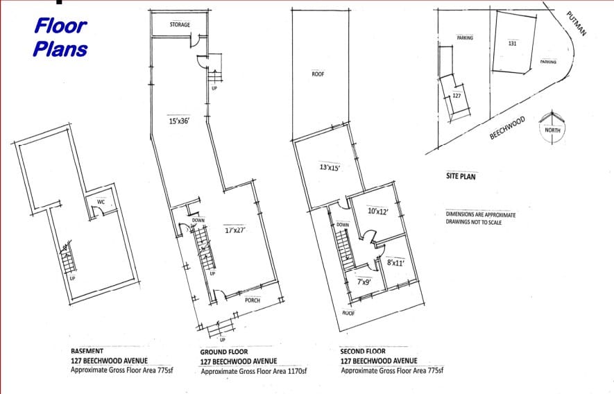 127 Beechwood Ave, Ottawa, ON à louer Plan d’étage- Image 1 de 1
