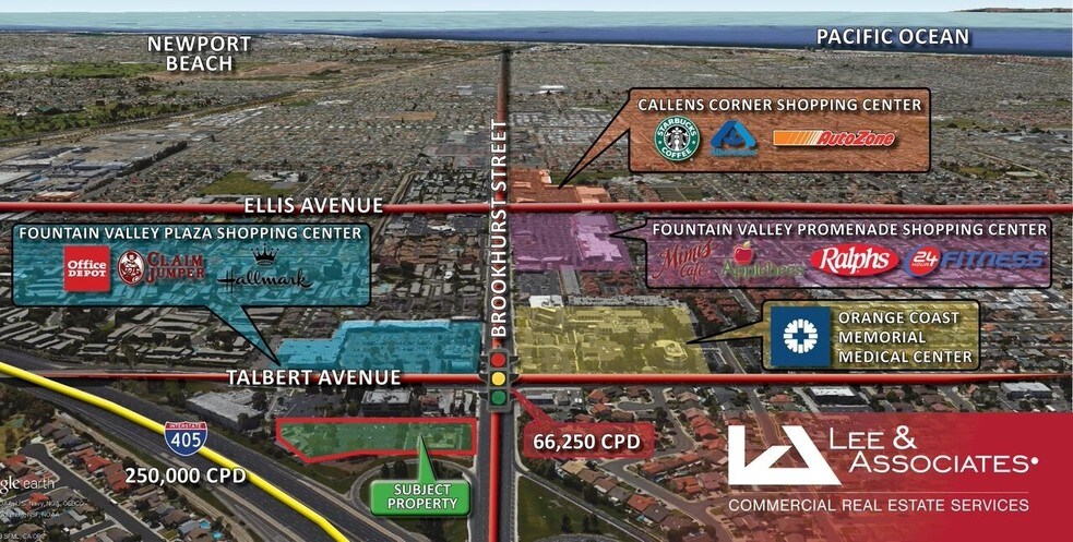 17900 Brookhurst St, Fountain Valley, CA for sale - Aerial - Image 3 of 4