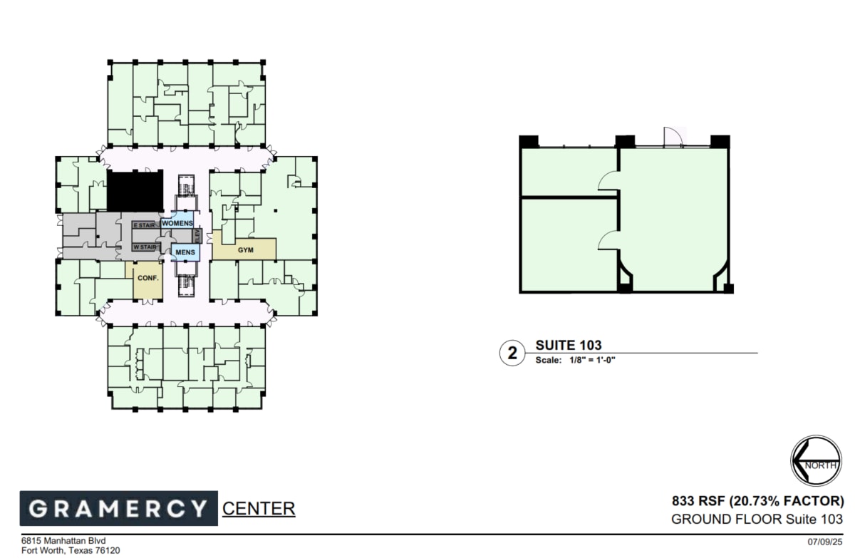 6815 Manhattan Blvd, Fort Worth, TX à louer Plan d’étage- Image 1 de 1