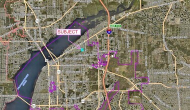 4040 Bell St, Fort Myers, FL - Aérien Vue de la carte