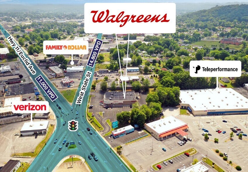 2412 W State St, Bristol, TN à vendre - Photo du bâtiment - Image 3 de 4