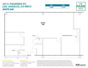 261 S Figueroa St, Los Angeles, CA for lease Floor Plan- Image 1 of 1