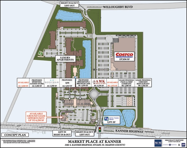 3171 S Kanner Hwy, Stuart, FL à louer - Plan de site - Image 2 de 10