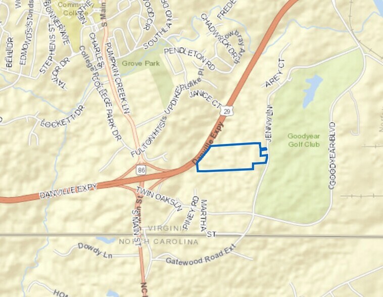 Jenny Lane 46 Acre Tract, Danville, VA à vendre - Photo principale - Image 2 de 3