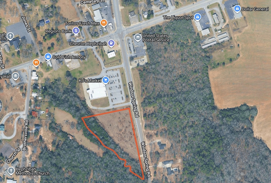 4925 Windsoar Spring Rd, Hephzibah, GA for sale - Building Photo - Image 3 of 4