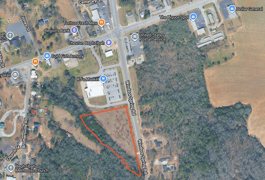 4925 Windsoar Spring Rd, Hephzibah, GA à vendre - Photo du bâtiment - Image 3 de 4