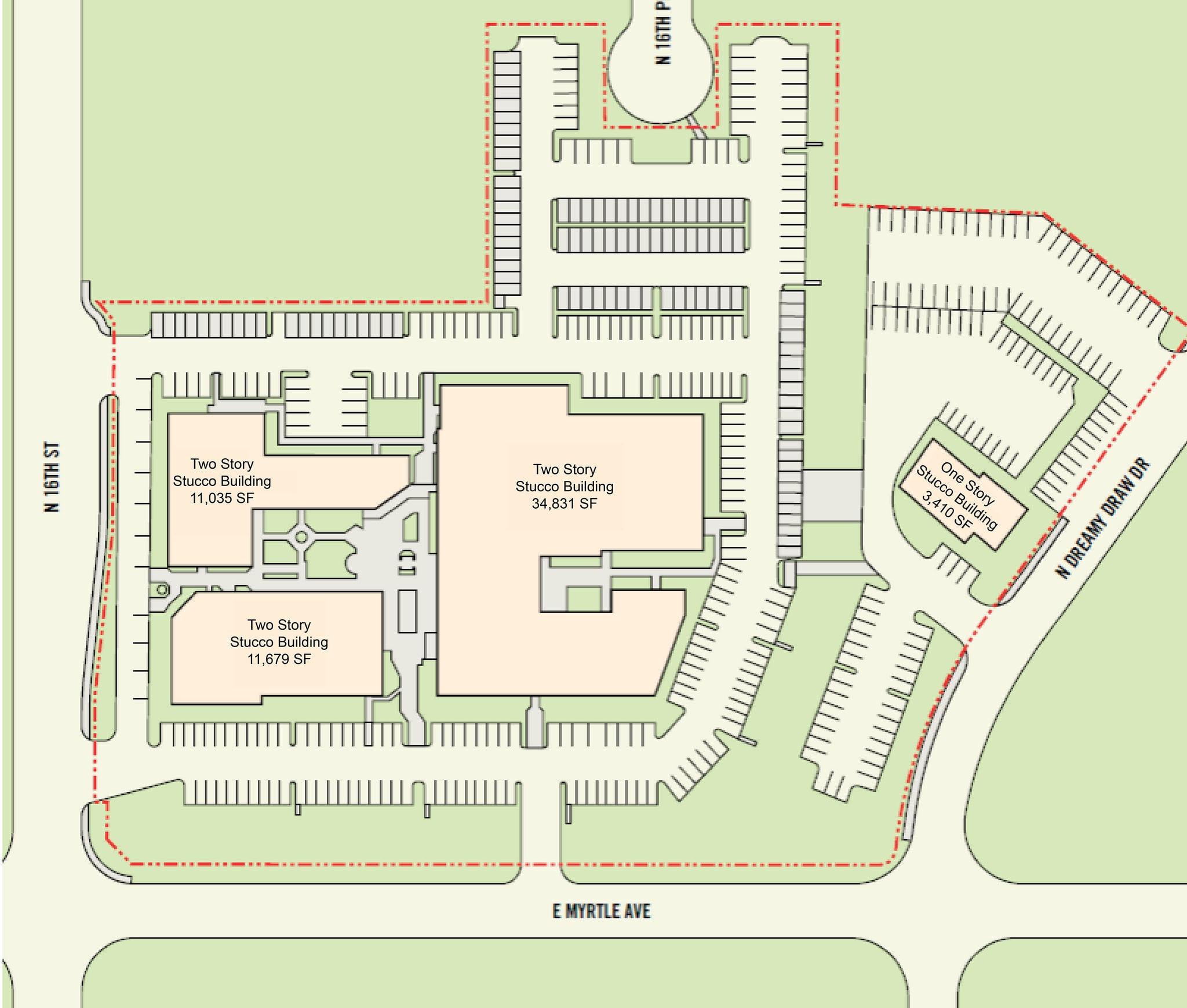 7227 N 16th St, Phoenix, AZ for lease Site Plan- Image 1 of 2