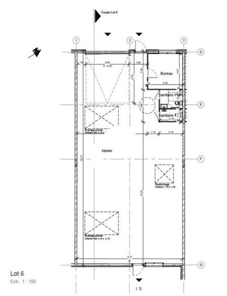 Flex dans Saint-Herblain à louer - Plan d’étage - Image 2 de 12
