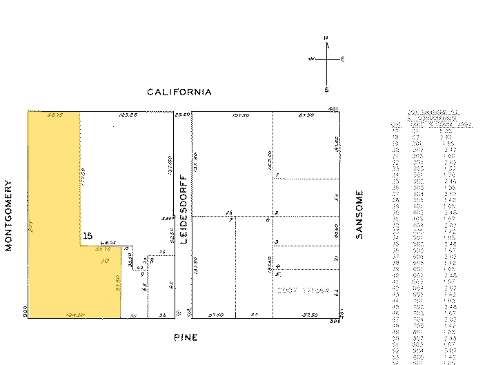 300 Montgomery St, San Francisco, CA à louer - Plan cadastral - Image 2 de 6