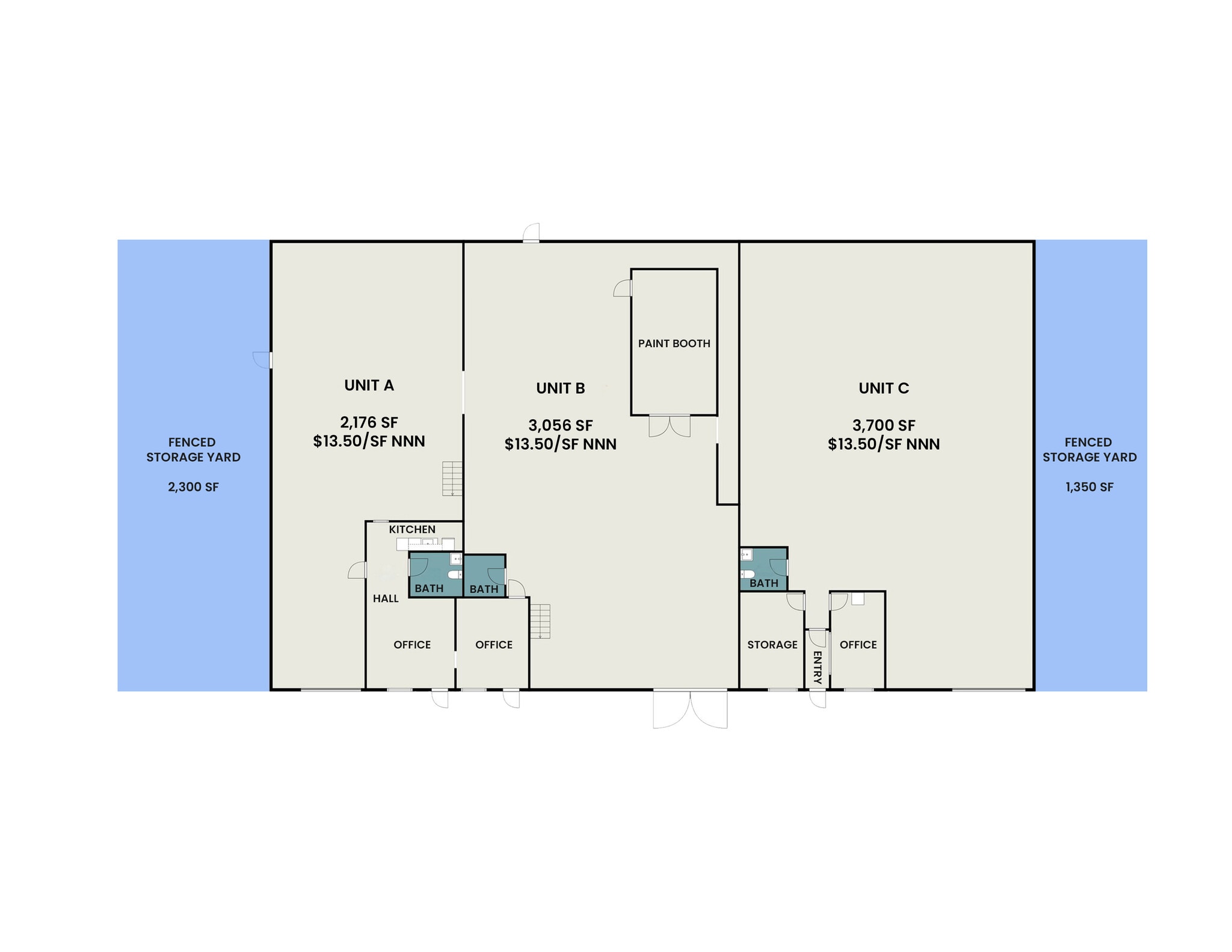 913 E 75th Ave, Denver, CO à louer Plan d’étage- Image 1 de 1