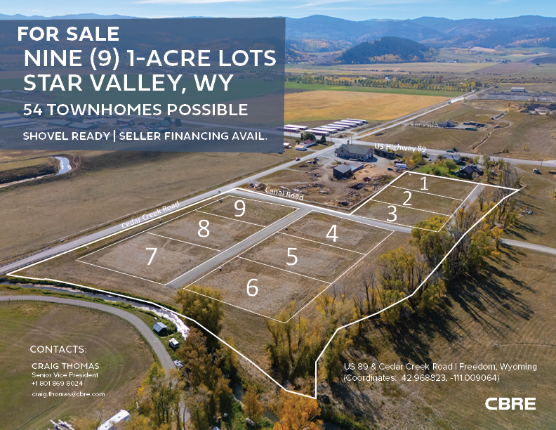 Lot 1 US Highway 89 and Cedar Creek Road, Freedom, WY for sale Primary Photo- Image 1 of 2