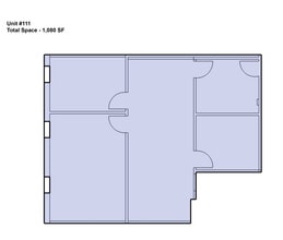 416 E Roosevelt Rd, Wheaton, IL à louer Plan d’étage- Image 1 de 1