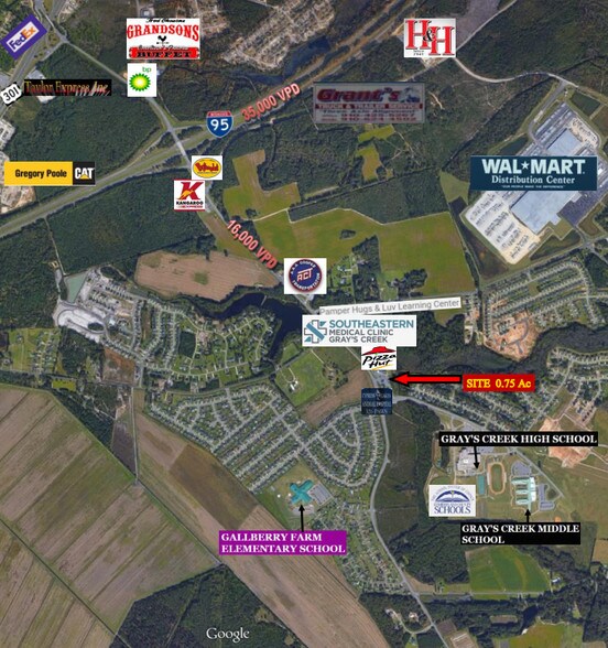 1277 Chickenfoot Rd, Hope Mills, NC à vendre - Aérien - Image 3 de 3