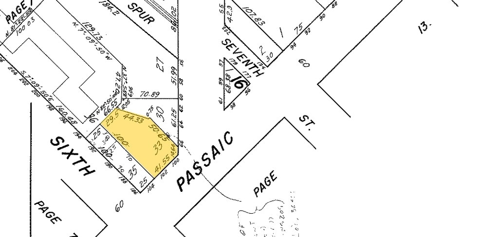 100 Passaic St, Passaic, NJ for sale - Plat Map - Image 2 of 2