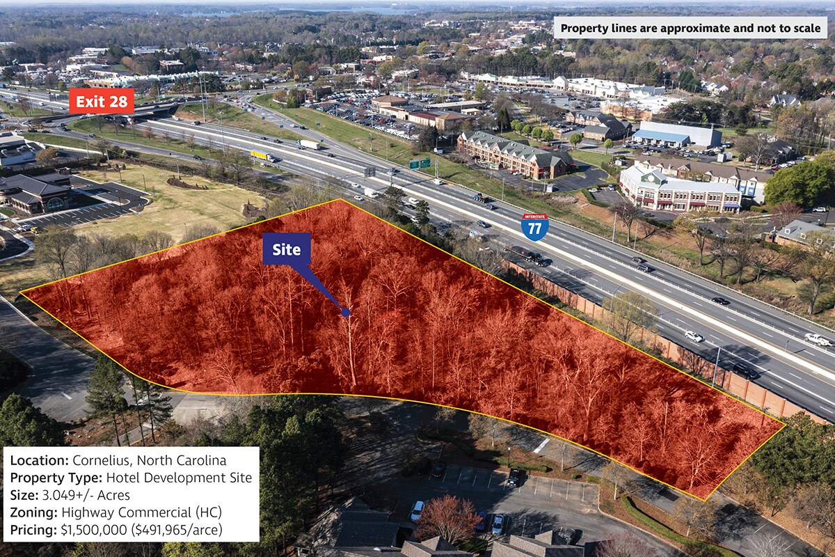 00 Holiday Ln, Cornelius, NC for sale Aerial- Image 1 of 15