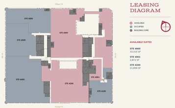 701 Market St, Philadelphia, PA for lease Floor Plan- Image 1 of 1