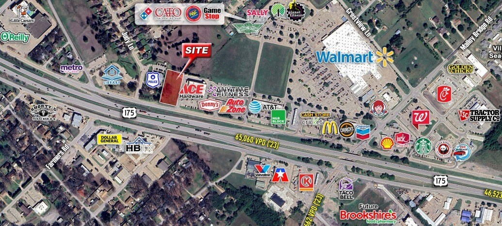 NWQ Hwy 175 & Malloy Bridge Rd, Seagoville, TX for lease Building Photo- Image 1 of 4