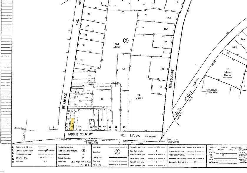 119 E Main St, Smithtown, NY à vendre - Plan cadastral - Image 2 de 10