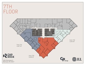 6903 Rockledge Dr, Bethesda, MD à louer Plan d’étage- Image 1 de 1