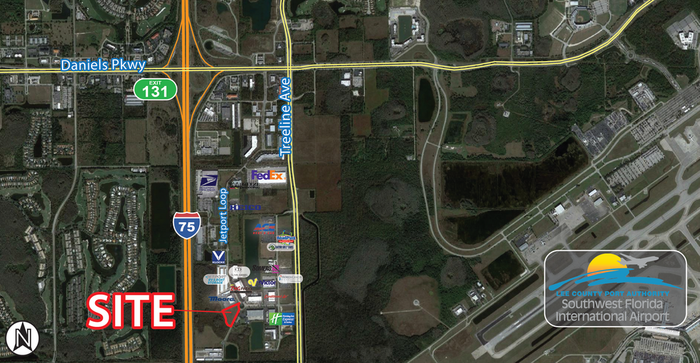 14660 Tarmac Ct, Fort Myers, FL for lease - Aerial - Image 2 of 3